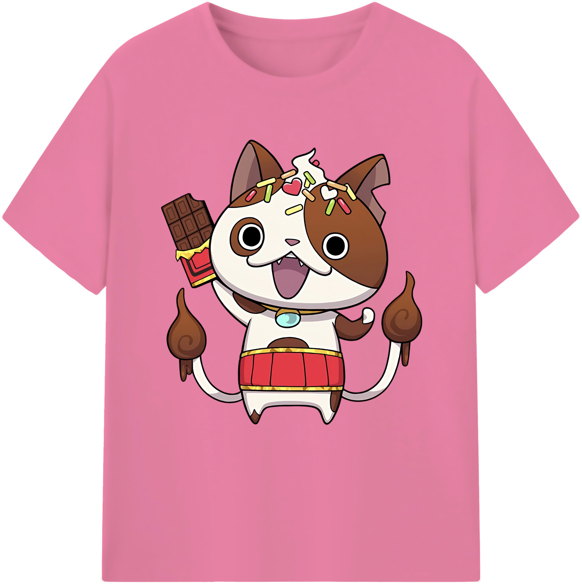 （画像用） 妖怪ウォッチ Yo-kai Watch 綿100％半袖Tシャツ（フロントプリント）
